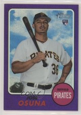 2017 Topps Heritage High Number Hot Box Chrome Purple Refractor Jose Osuna 2f9