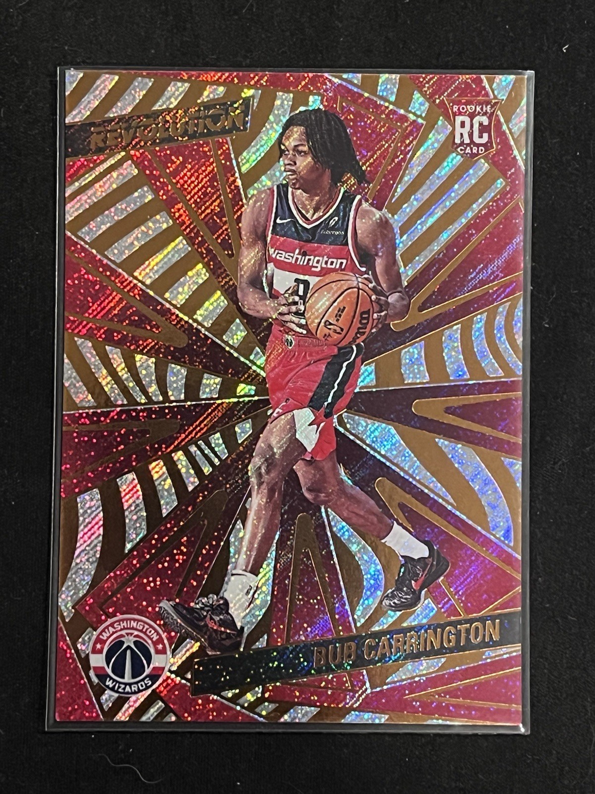 2024-25 Panini Revolution Bub Carrington Rookie #121 Washington Wizards RC