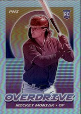 2021 Panini Chronicles Mickey Moniak #10 Overdrive Holo Philadelphia 33A