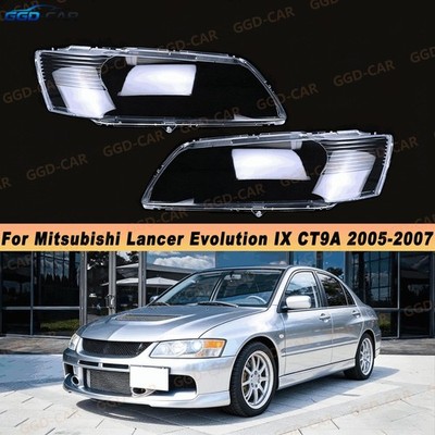 Paar Scheinwerfer-Abdeckung für Mitsubishi Lancer Evolution IX CT9A 2005-2007