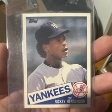 Topps 1985 Traded Rickey Henderson #49T New York Yankees Baseball MLB Base Set