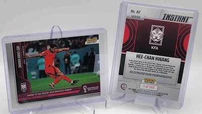 1x 2022 Panini Instant #82 Hee-Chan Hwang KFA Korea FIFA World Cup 22 PR-355   