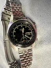 Vintage Seiko 6139-6012 Automatic Chronograph Nov 1976 Roman Dial Original Brace