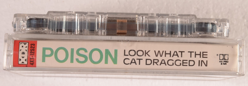 POISON Look What The Cat Dragged In ~ Vintage 1986 Cassette Tape, Glam Rock Band - Picture 3 of 5