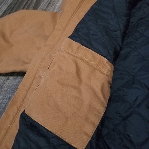 Carhartt Men’s Insulated Active Jacket Washed Duck Brown J130-Medium - Picture 11 of 14
