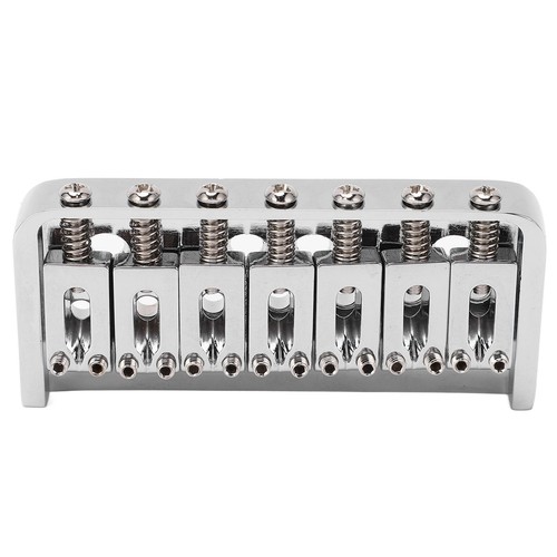 7 String Guitar Fixed Bridge Metal Tailpiece Electric Guitars Part Accessories - Picture 4 of 22