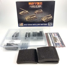 X4 M12 155Mm Artillery Battery Plastic Battle Front Group Flames Of War  P-00