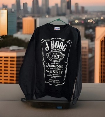 Size Large - J Boog Compton, California Wash House Black Sweatshirt Vintage Y2K