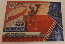 Zion Williamson 2020-21 Panini Mosaic Montage Red Mosaic Insert
