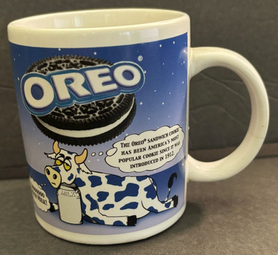 Oreo Ceramic Coffe Mug  Be So Glad You re Not A Cow  Kraft Mug