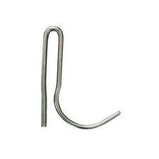 NEW AGE 0119 Pot Hook,1/4 x 4 in,Silver 6TJJ6