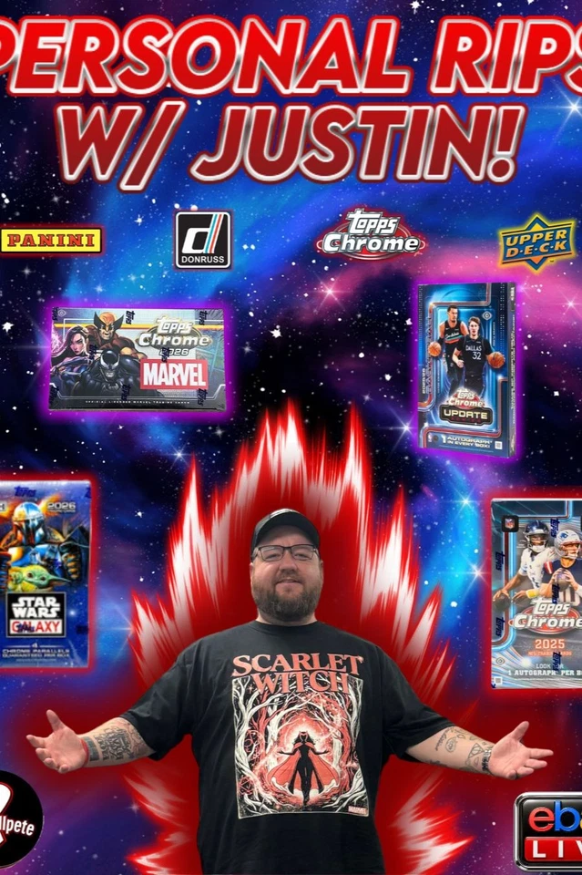 10/30 Packs&Wax Rips w/ NFL, NBA, MLB, UEFA, NHL, Marvel & More R.2/P2