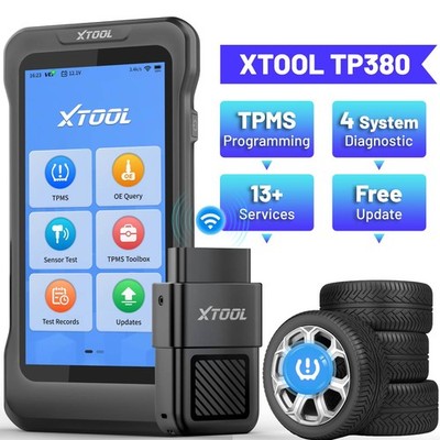 XTOOL TP380 TPMS Programming Relearn OBD2 Scanner Car Dianostic Tool Code Reader