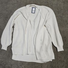 Universal Thread Cardigan Cream Long Sleeve Women s Size Large NWT