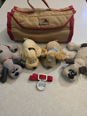 Vintage 1986 Tonka Pound Puppies Furry Pet Carrier Kennel Kuddlees Newborns 