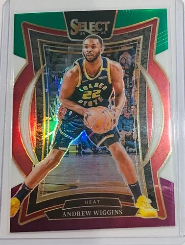 2024-25 Panini Select - Concourse Andrew Wiggins #5 Green White Purple Prizm