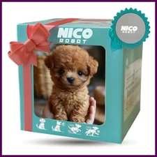 New Cute Plush Robot Puppy Interactive Walking Simulated Puppy Barking Tail