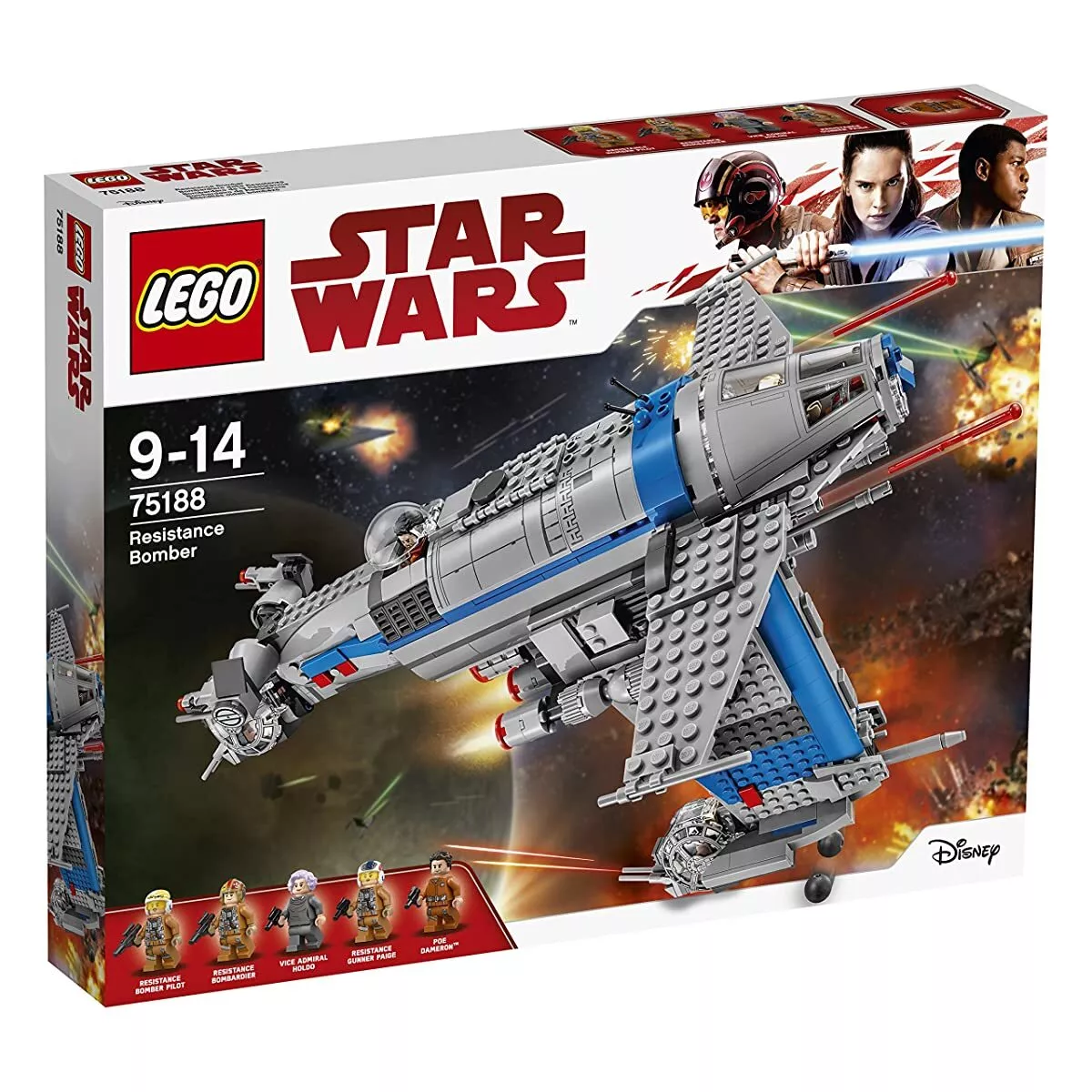 LEGO Star Wars Episode VIII: Resistance Bomber Costruzioni NEW from Japan  673419267618