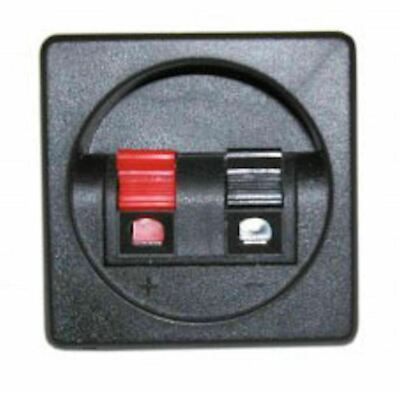 2 1/4 Inch Square Sub Speaker Box Terminals Post Push Subwoofer 