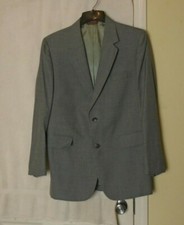 Vintage Cricketeer Men s Gray l Herringbone 40r Tweed Blazer Sport Coat