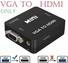 Image of 1080P HD VGA To HDMI Converter Adapter With USB Cable For HDTV PC Laptop mini