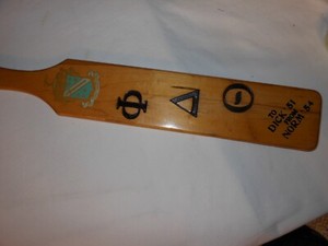 VTG Delta Zeta THETA XI PLEDGE PADDLE KNOX Hazing