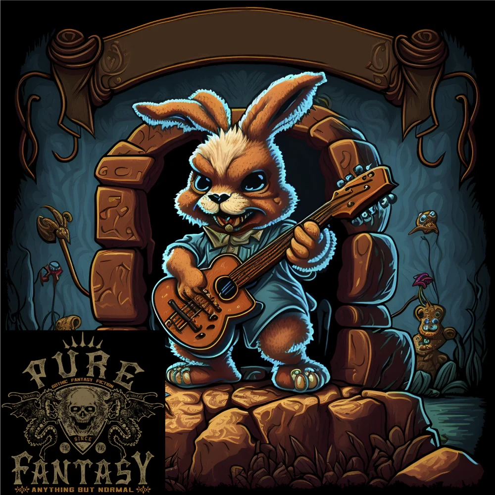 Rock sale rabbit guitar
