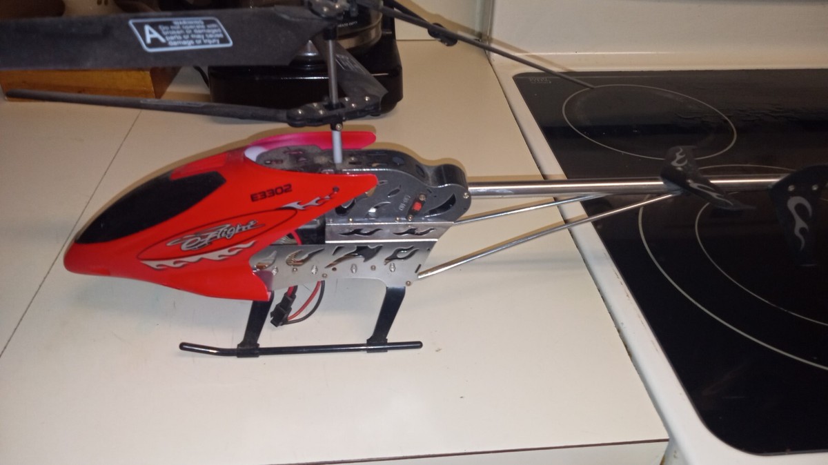 Remote Control Flight E3302 Red Helicopter (No Remote)