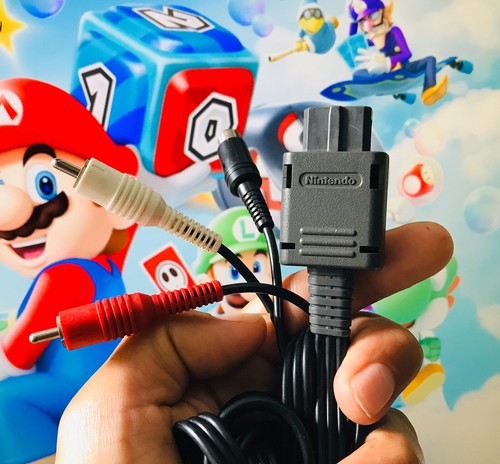  OFFICIAL Genuine OEM Nintendo S-Video Cable N64 64 SNES Super Famicom GameCube