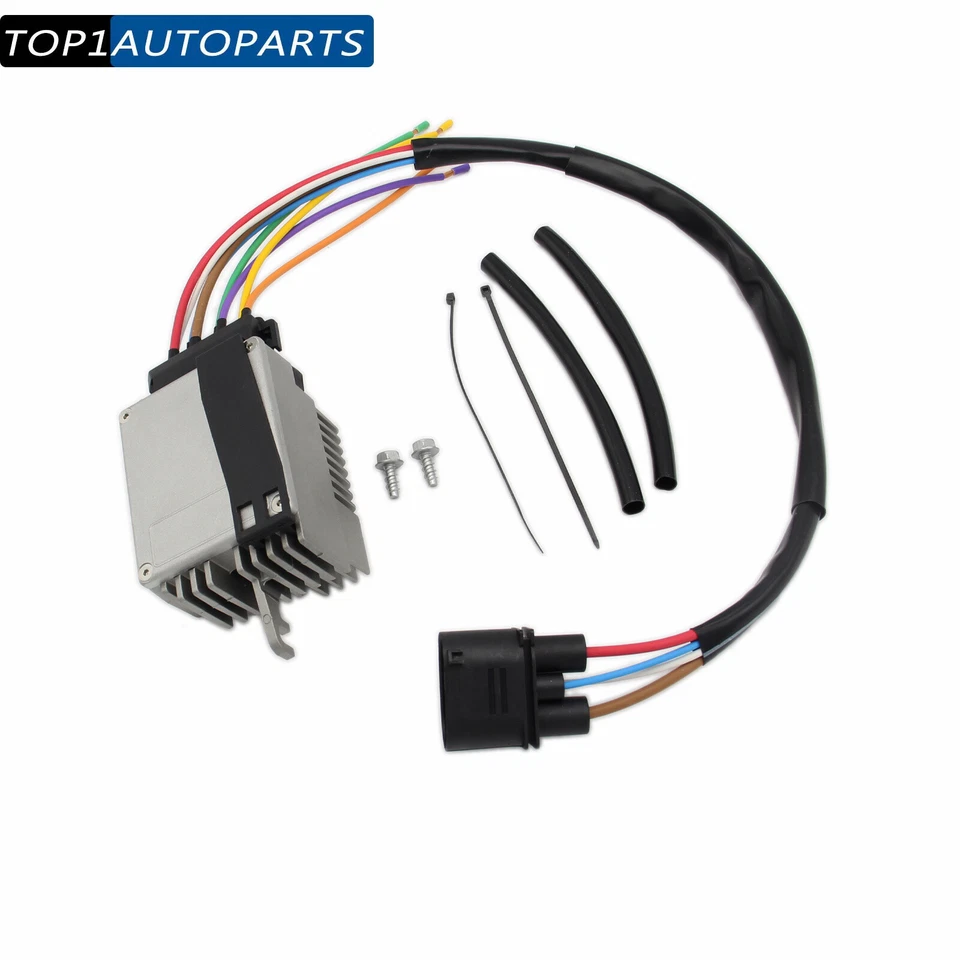 Módulo de control del ventilador del radiador 8E0959501AG compatible con Audi A4 A6 Quattro 2002-2009 Foto 3 de 4