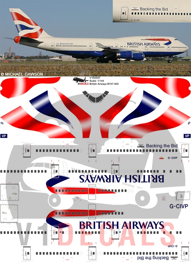 航空機・ヘリコプター Revell Boeing 747-400 British Airways s-l400.jpg