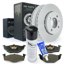 Bremsscheiben 239mm belüftet + Bremsbeläge vorne für Seat Arosa VW Lupo Polo 6N