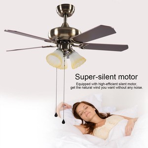 42 Led Ceiling Fan 3 Speed Levels Lights Reversible 5 Blades
