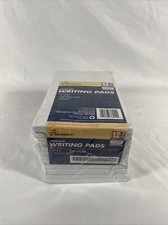 Lot of 12 Skilcraft Legal Size Writing Pads 5"x8" 100 Sheet Pads Legal Unruled
