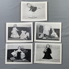 5 Vtg Doll Photos Showing Clothes Catalog Stills