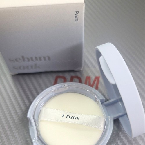 Sebum Soaking Pact 9.5g Etude House Makeup K-Beauty Face Powder - Picture 6 of 8