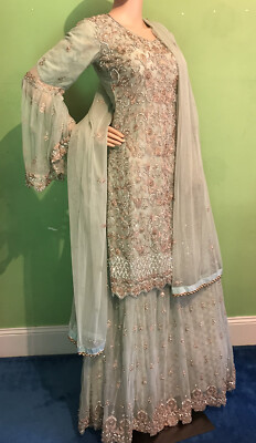 Asiatische Hochzeit 3 Stück Lehnga Größe X Small