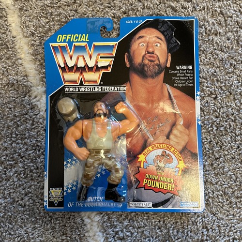 Butch of the Bushwhackers WWF HASBRO MOC Figure Fr...