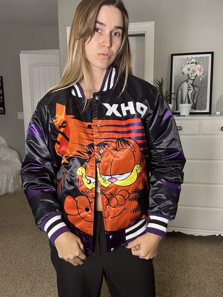 RARE Garfield x Phoenix Suns Puffer Varsity Jacket