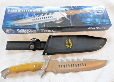Frost Cutlery Undertaker lll 16'' Overall SS Blade Wood Handle Unused