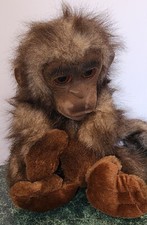 Animal Alley Baby Monkey 2000 Hand Puppet "Toys R Us"  Plush Geoffrey Realistic