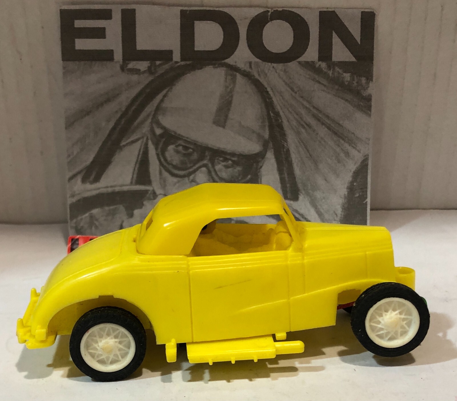 Eldon Slot Car Jalopy Crash Yellow For Restore eBay