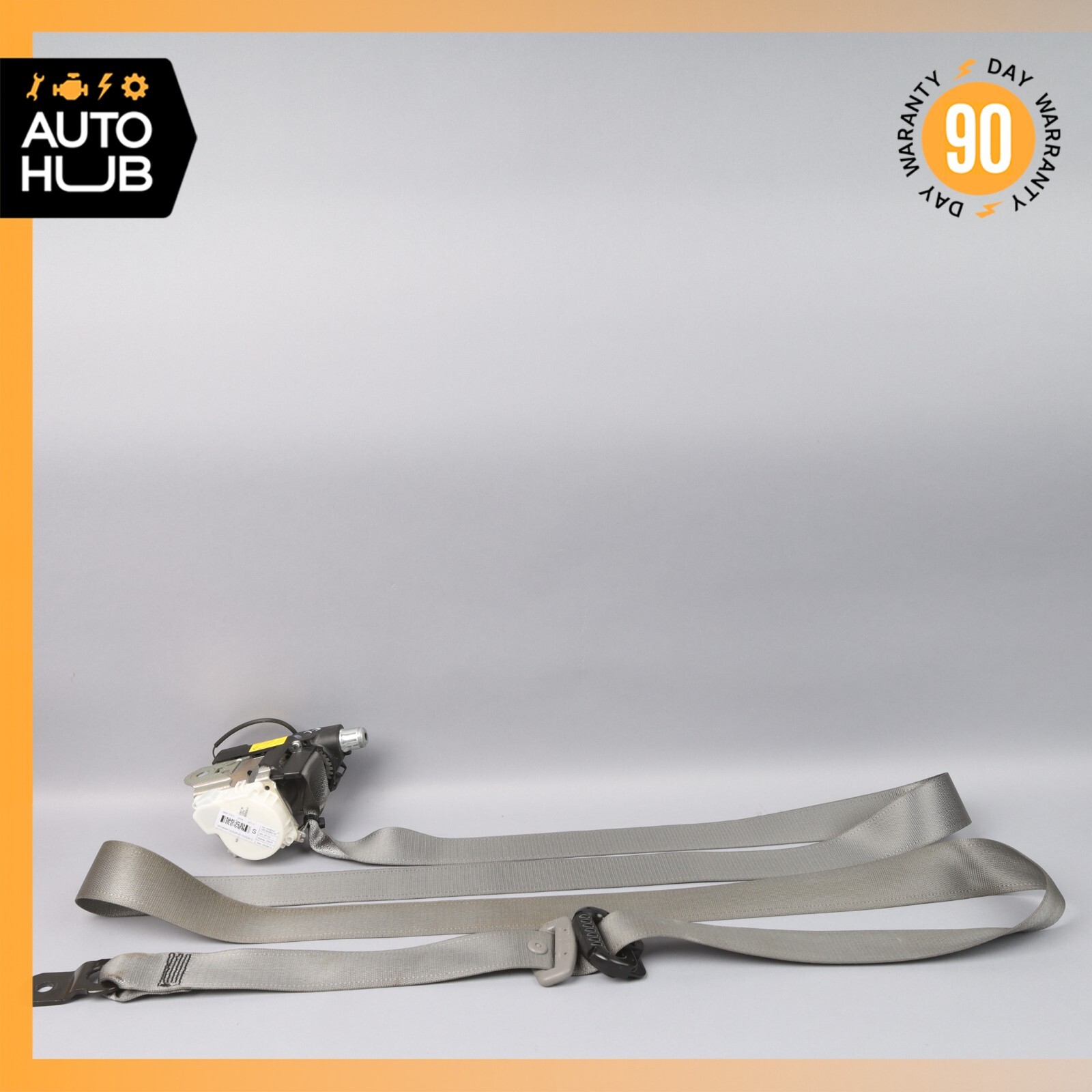09-13 Maserati Quattroporte S M139 Front Left Driver Side Seat Belt Gray OEM