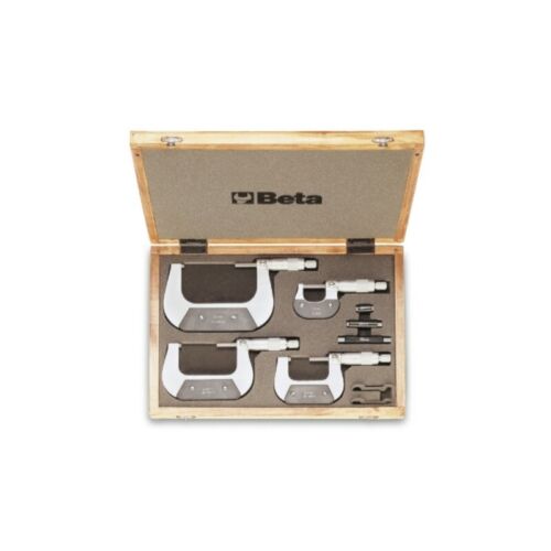 Beta Tools 1658 / C4 4pc Outdoor Micrometer Set-