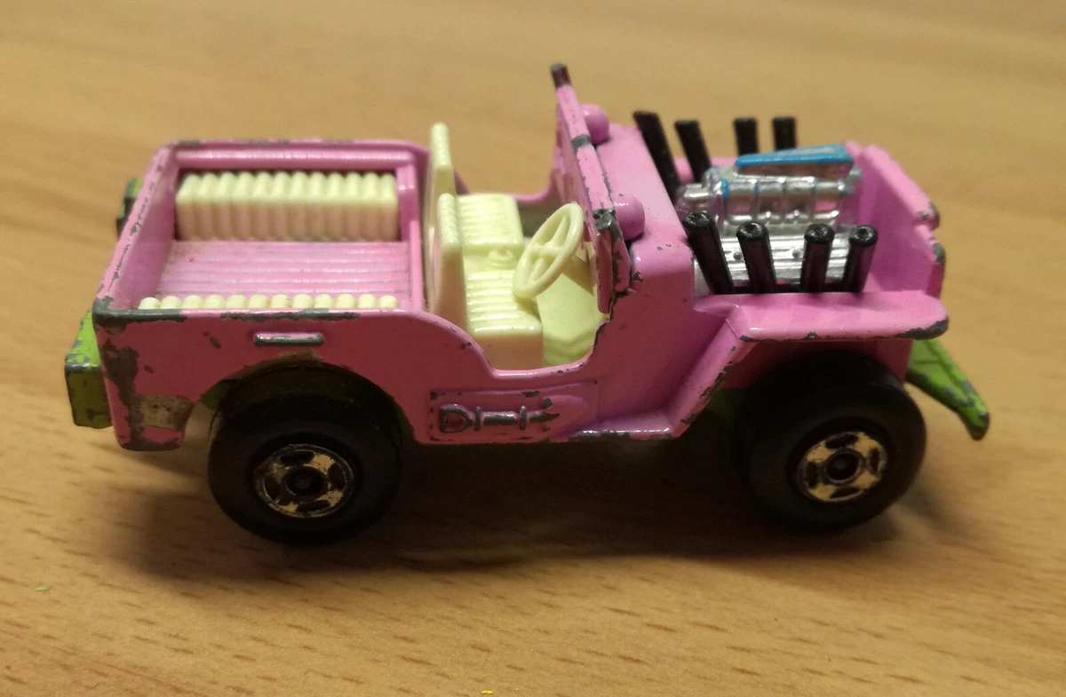 Matchbox sales pink jeep