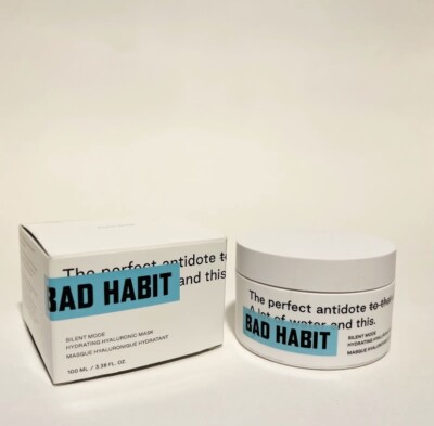 Bad Habit Silent Mode Hydrating Hyaluronic Mask 3.38 oz/ 100 mL FULL SIZE