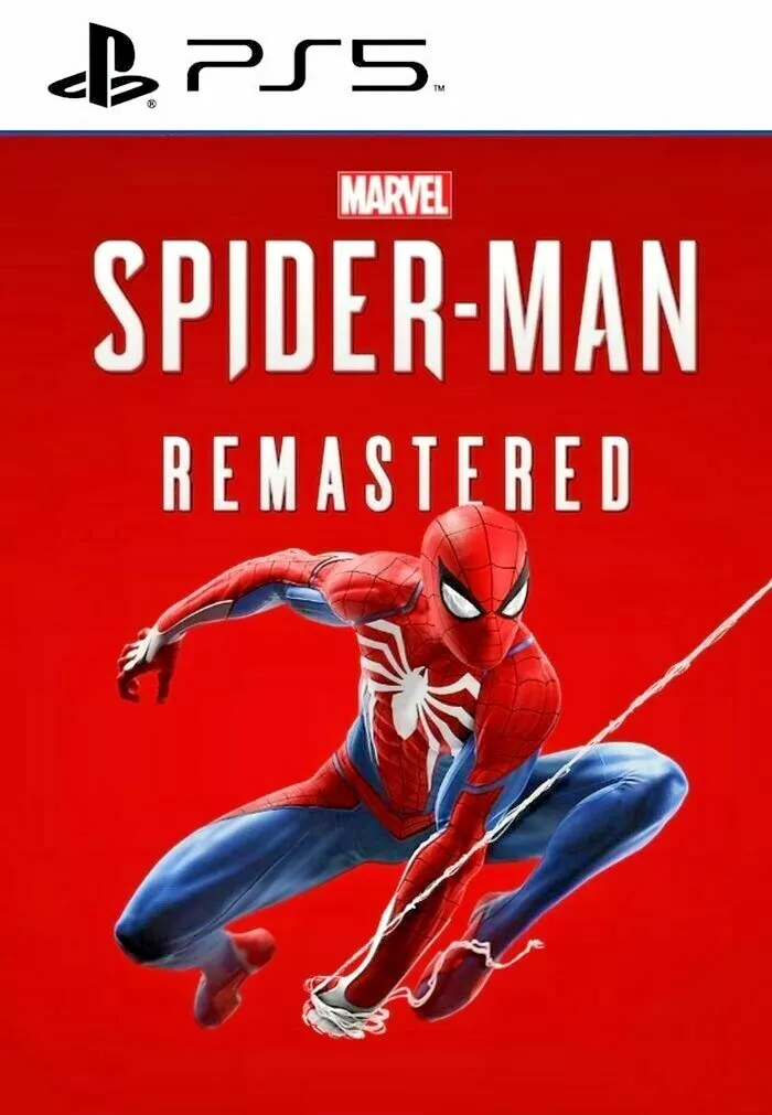 🕷️ Marvel Spider-Man Remastered PS5 Edition Sony Playstation 5 SpiderMan +  DLC