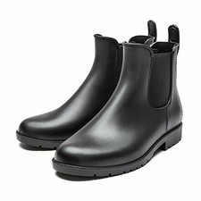 asgard women's ankle rain boots waterproof chelsea boots