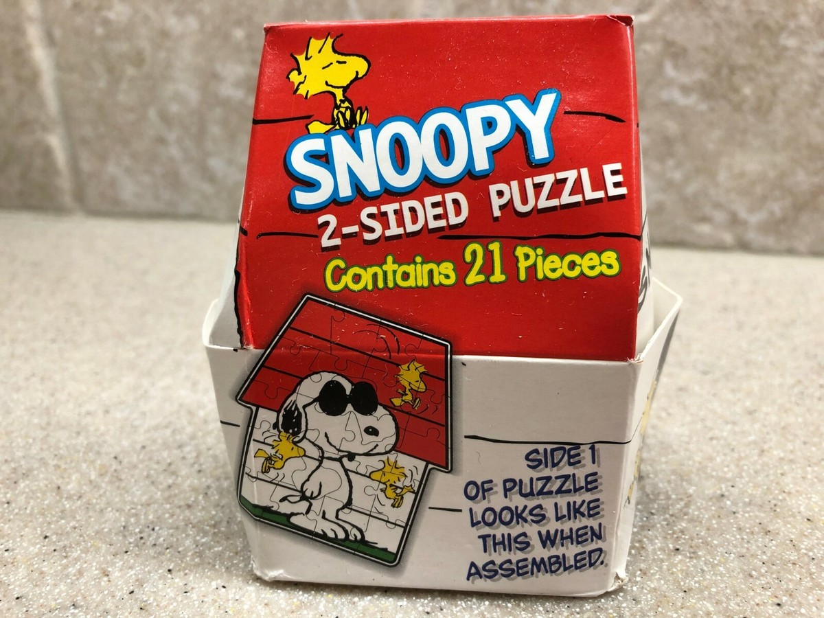 Peanuts 50th Anniversary Wendy's Double Sided Puzzle | eBay