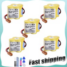5Pcs BR-2/3AGCT4A 6V PLC Battery For FANUC A98L-0031-0025 CNC System with Plug